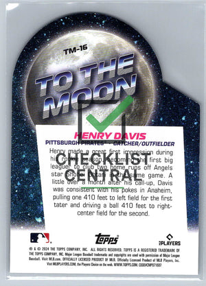 2024 Topps Big League To the Moon Henry Davis #TM-16
