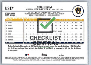 2024 Topps Update Colin Rea #US171