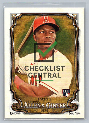 2024 Topps Allen & Ginter Kyren Paris #56