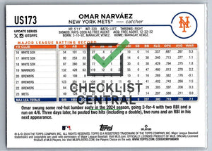 2024 Topps Update Omar Narváez #US173