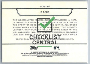 2024 Topps Allen & Ginter Westminster Stars of the Show Sage #SOS-35