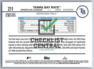 2024 Topps Tampa Bay Rays #211
