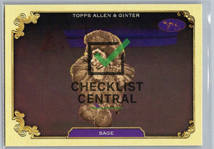 2024 Topps Allen & Ginter Westminster Stars of the Show Sage #SOS-35