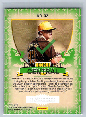 2024 Panini Crusade Crusade Robby Snelling #32