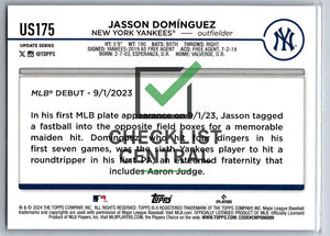2024 Topps Update Jasson Domínguez #US175