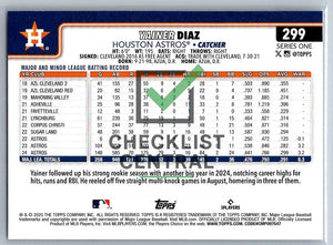 2025 Topps Yanier Diaz #299