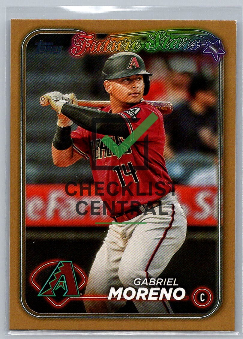 2024 Topps Gold Gabriel Moreno #268 Future Stars