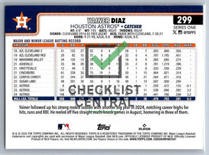 2025 Topps Yanier Diaz #299