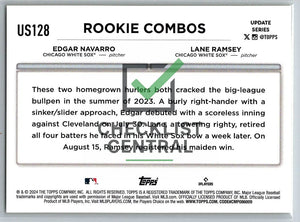 2024 Topps Update Yellow Edgar Navarro & Lane Ramsey #US128 -Rookie Combos