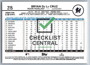 2024 Topps Bryan La Cruz #215