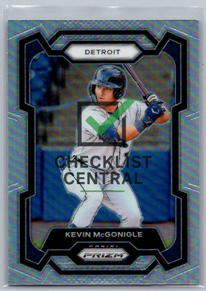 2024 Panini Prizm Prizms Silver Kevin McGonigle #142