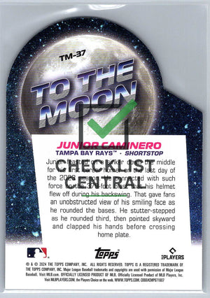 2024 Topps Big League To the Moon Junior Caminero #TM-37