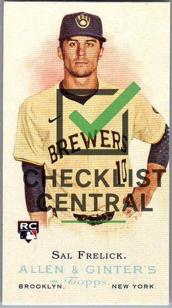2024 Topps Allen & Ginter Mini Rookie Design Variations Sal Frelick #RD-9