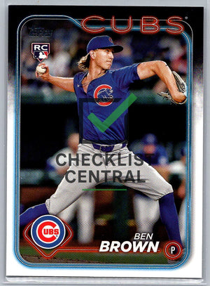 2024 Topps Update Ben Brown #US183 RC