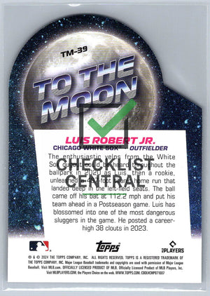 2024 Topps Big League To the Moon Luis Robert Jr. #TM-39