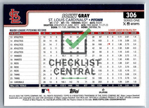 2025 Topps Sonny Gray #306