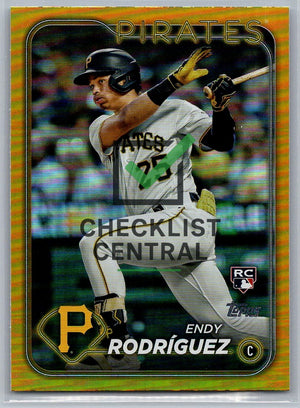 2024 Topps Gold Foil Endy Rodríguez #3
