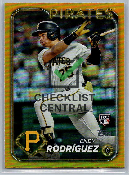 2024 Topps Gold Foil Endy Rodríguez #3