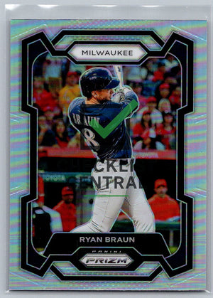 2024 Panini Prizm Prizms Silver Ryan Braun #48