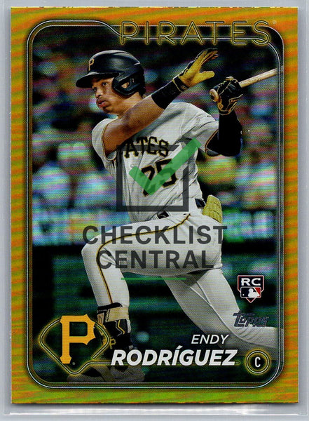 2024 Topps Gold Foil Endy Rodríguez #3