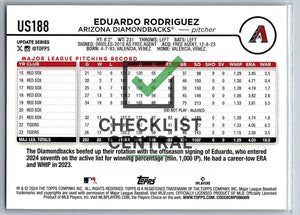 2024 Topps Update Eduardo Rodriguez #US188