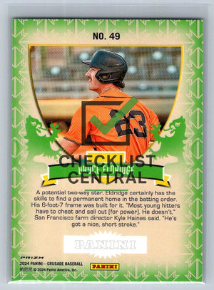 2024 Panini Crusade Crusade Bryce Eldridge #49