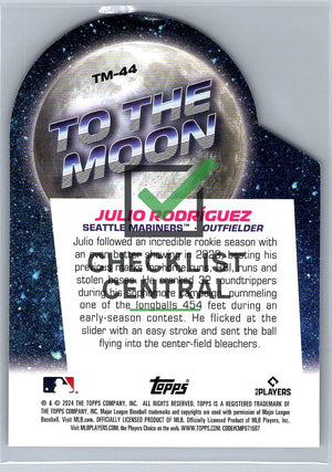 2024 Topps Big League To the Moon Julio Rodríguez #TM-44