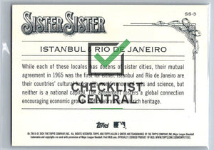 2024 Topps Allen & Ginter Sister Sister Istanbul & Rio de Janeiro #SS-3