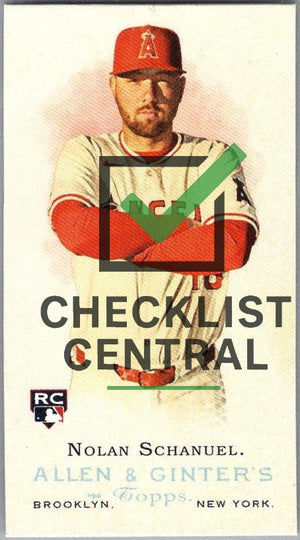 2024 Topps Allen & Ginter Mini Rookie Design Variations Nolan Schanuel #RD-16