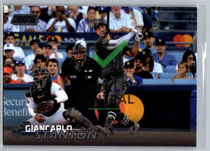 2023 Topps Stadium Club Black Foil Giancarlo Stanton #96