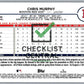 2024 Topps Gold Foil Chris Murphy #73