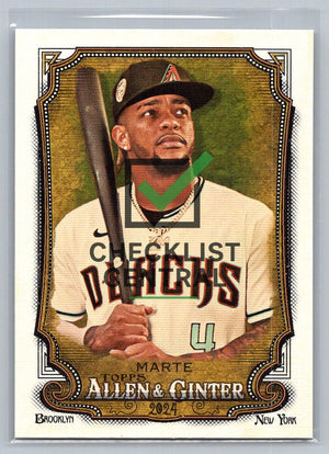 2024 Topps Allen & Ginter Ketel Marte #74