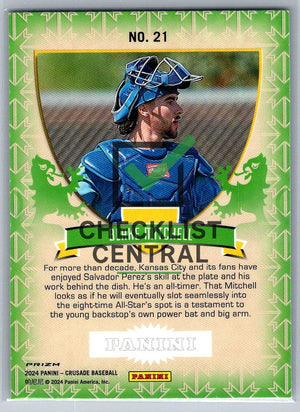 2024 Panini Crusade Crusade Cracked Ice Blake Mitchell #21
