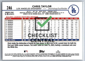2024 Topps Chris Taylor #246
