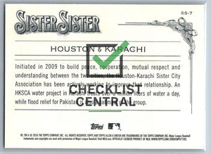 2024 Topps Allen & Ginter Sister Sister Houston & Karachi #SS-7
