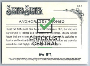 2024 Topps Allen & Ginter Sister Sister Anchorage & Tromsø #SS-8