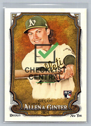 2024 Topps Allen & Ginter Zack Gelof #82 RC