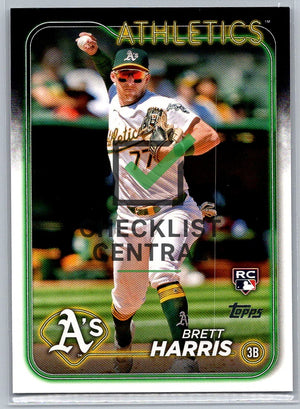 2024 Topps Update Brett Harris #US199 RC