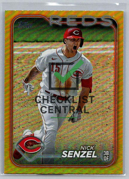 2024 Topps Gold Foil Nick Senzel #338