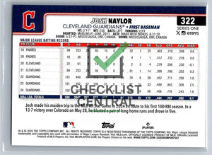2025 Topps Josh Naylor #322