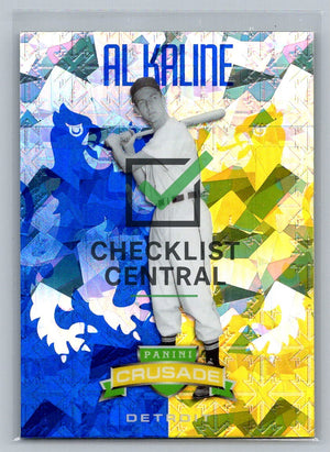 2024 Panini Crusade Crusade Cracked Ice Al Kaline #23