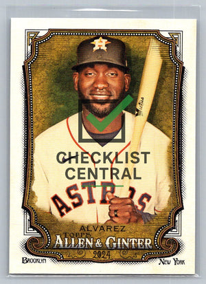 2024 Topps Allen & Ginter Yordan Alvarez #83