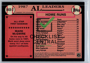 2024 Topps '89 Topps All-Star Mark McGwire #89ASB37