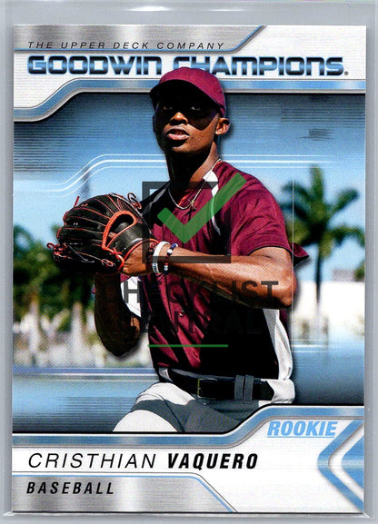 2023 Upper Deck Goodwin Champions Christian Vaquero #48