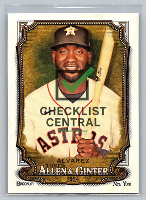 2024 Topps Allen & Ginter Yordan Alvarez #83 (Copy)