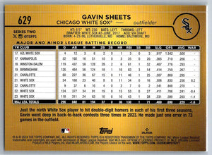 2024 Topps Golden Mirror Image Variations Gavin Sheets #629