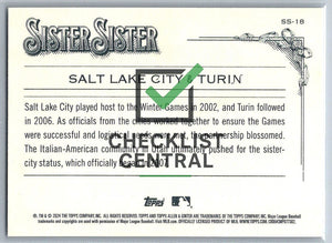 2024 Topps Allen & Ginter Sister Sister Salt Lake City & Turin #SS-18