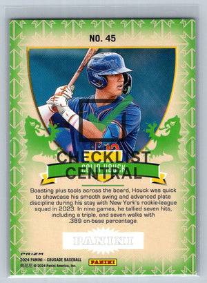 2024 Panini Crusade Crusade Cracked Ice Colin Houck #45