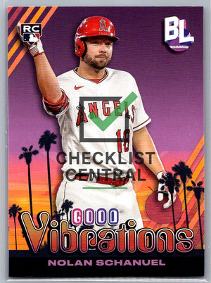 2024 Topps  Big League Good Vibrations Nolan Schanuel #GV-21