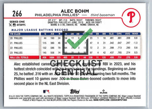 2024 Topps Alec Bohm #266